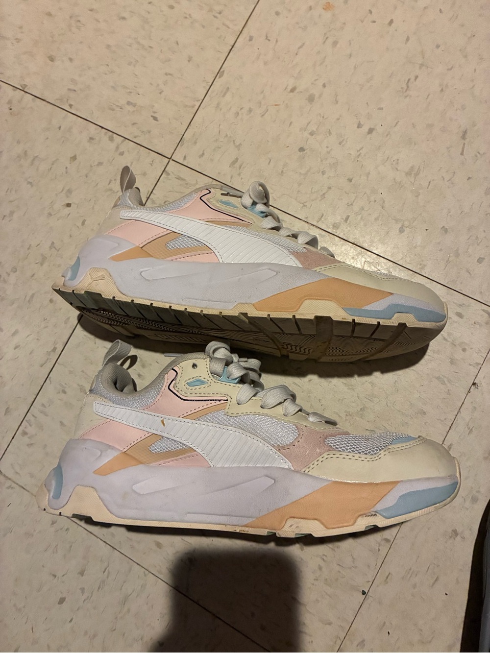 Puma Pastel Multi-Panel Low-Top Sneakers